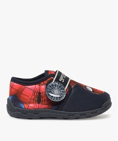 GEMO Chaussons garçon avec fermeture scratch - Spiderman Bleu