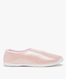 GEMO Rythmiques fille en matière irisée avec élastique central rose standard