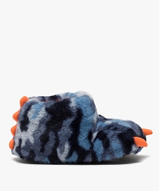 GEMO Chaussons garçon 3D en forme de patte danimal sauvage bleu standard
