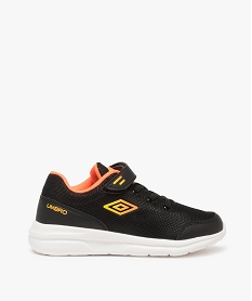 GEMO Baskets garçon en mesh et à scratch - Umbro noir standard