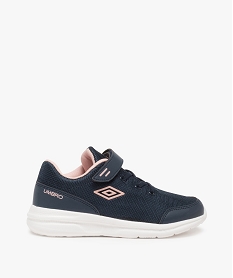 GEMO Baskets fille en mesh à scratch - Umbro Bleu