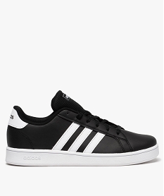 GEMO Baskets garçon à lacets – Adidas Grand Court noir standard