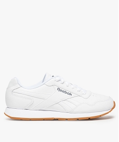GEMO Baskets homme unies à lacets – Reebok Royal Glide blanc chine