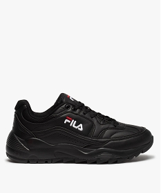 GEMO Baskets homme unies à semelle crantée - Fila Noir