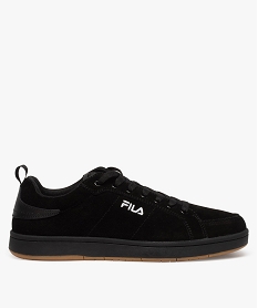 GEMO Baskets homme à lacets dessus cuir - Fila Tige unie Noir