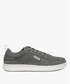 GEMO Baskets homme à lacets dessus cuir - Fila Gris