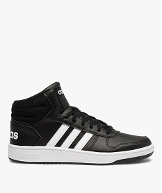 GEMO Baskets homme semi-montantes bicolores - Adidas Hoops Noir