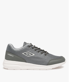 GEMO Baskets homme en mesh - Umbro à semelle contrastante gris standard