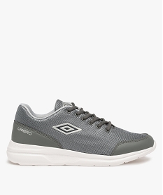 GEMO Baskets homme en mesh - Umbro à semelle contrastante Gris