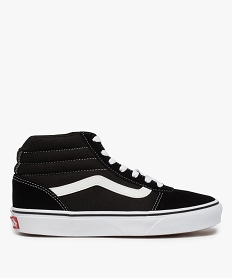 baskets femme semi-montantes toile - vans ward high noirA946101_1