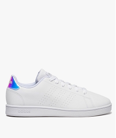 GEMO Baskets femme avec empiècements brillant - Adidas blanc standard