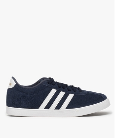 tennis femme dessus cuir a lacets - adidas courtset bleuA946301_1