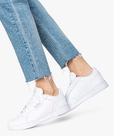 GEMO Tennis femme tige basse à lacets – Adidas Roguera blanc standard