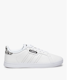 GEMO Tennis femme unies à lacets – Adidas Courtpoint CL X blanc standard