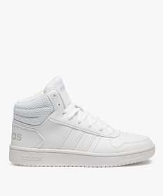 GEMO Baskets femme semi-montantes - Adidas Hoops Mid 2.0 Blanc