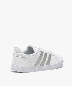 tennis femme a lacets et bandes contrastees - adidas courpoint blancA946901_4