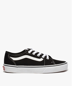 GEMO Baskets femme en toile fermeture à lacets – Vans Noir