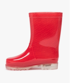bottes de pluie garcon avec motif sur la tige - cars rougeA950701_3