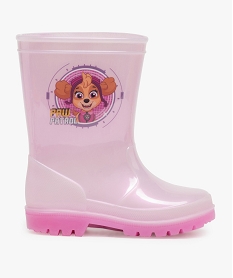 GEMO Bottes de pluie fille irisées - Pat’ Patrouille Rose