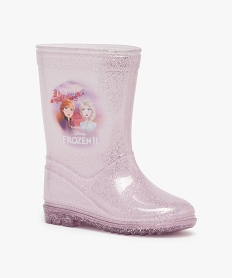 bottes de pluie fille a paillettes - la reine des neiges violet bottes de pluiesA950901_2