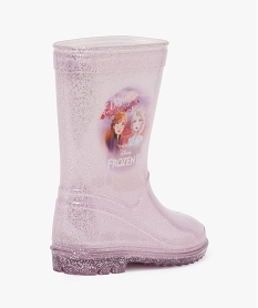 bottes de pluie fille a paillettes - la reine des neiges violet bottes de pluiesA950901_4