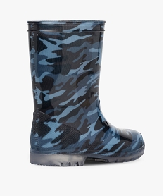 bottes de pluie garcon motif camouflage bleuA951701_4