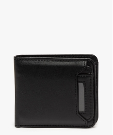 GEMO Portefeuille homme 2 volets avec pochette indépendante Noir