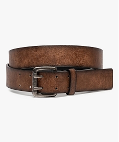 GEMO Ceinture homme avec fermeture par boucle à double ardillon Orange