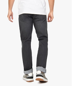 jean homme coupe straight en matieres extensible gris jeansA968101_3