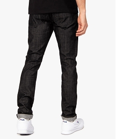 jean homme coupe slim en stretch noir jeans slimA969101_3
