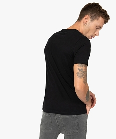 tee-shirt homme a manches courtes avec motif 3d- metallica noir tee-shirtsA988301_3