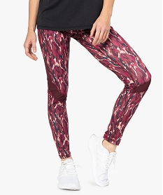 GEMO Leggings femme à motifs multicolores Imprimé