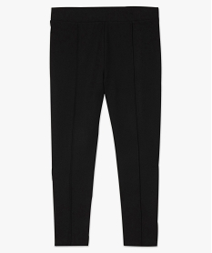pantalon femme avec bas zippe noir leggings et jeggingsA989201_4