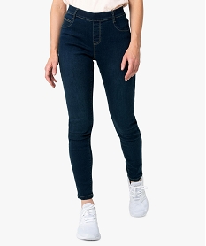 GEMO Jegging femme taille normale Bleu