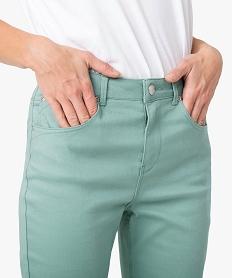 pantalon femme coupe regular en stretch vertA994801_2
