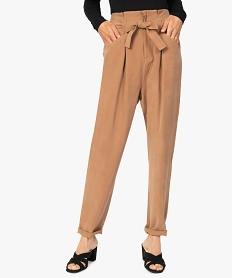 ROBE DORE PANTALON CAMEL