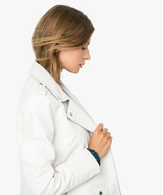 GEMO Blouson femme avec fermetures zippées Beige