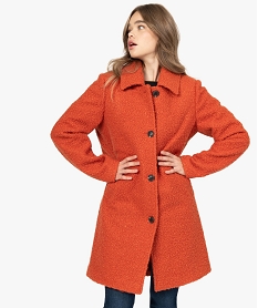 BLOUSON NAVY BLAZER MANTEAU ORANGE CUIT