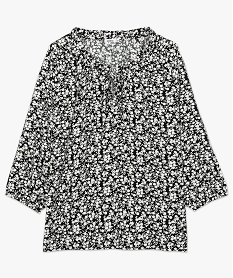 blouse femme imprimee avec manches 34 elastiquees imprimeB005501_4