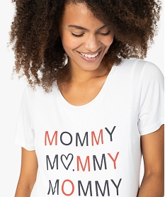 tee-shirt de grossesse avec inscription imprimeB030301_2