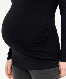 tee-shirt de grossesse a manches longues noirB032701_2