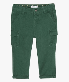 pantalon bebe garcon cargo double vert pantalonsB041901_1