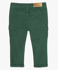 pantalon bebe garcon cargo double vert pantalonsB041901_3