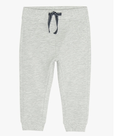 GEMO Pantalon de jogging bébé uni Gris