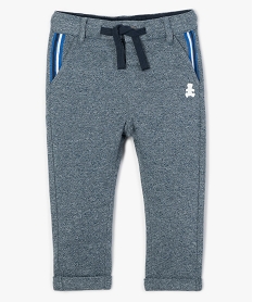 GEMO Pantalon bébé garçon en maille chinée - Lulu Castagnette Bleu