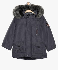 GEMO Blouson bébé garçon à doublure chaude - Lulu Castagnette Gris