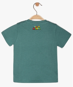 tee-shirt bebe garcon avec motif dinosaure – super mario vertB046301_2