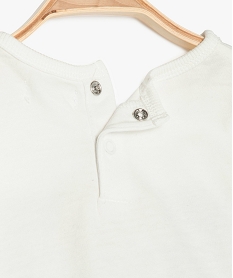 tee-shirt bebe garcon avec photo ourson – lulucastagnette blancB049001_2