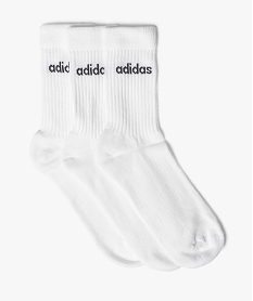 GEMO Chaussettes homme sport tige haute - Adidas (lot de 3) Blanc