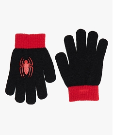 GEMO Gants garçon avec motif Spiderman Rouge